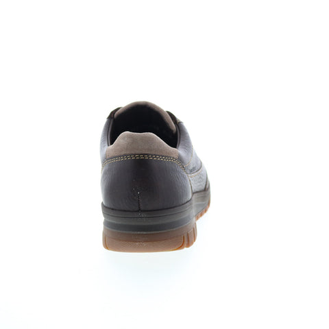Mephisto Paco Mens Brown Leather Lace Up Lifestyle Sneakers Shoes