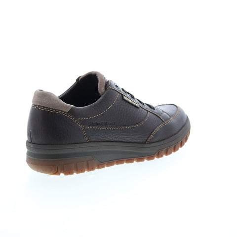 Mephisto Paco Mens Brown Leather Lace Up Lifestyle Sneakers Shoes