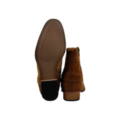 Steve Madden Palazo Mens Tan/ Brown Suede Zipper Casual Dress Boots Steve Madden Palazo Mens Tan Brown Suede Zipper Casual Dress  main image 3