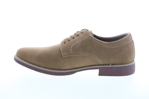 Izod Palisade PALISADE Mens Brown Synthetic Lace Up Oxfords & Lace Ups Plain Toe Shoes