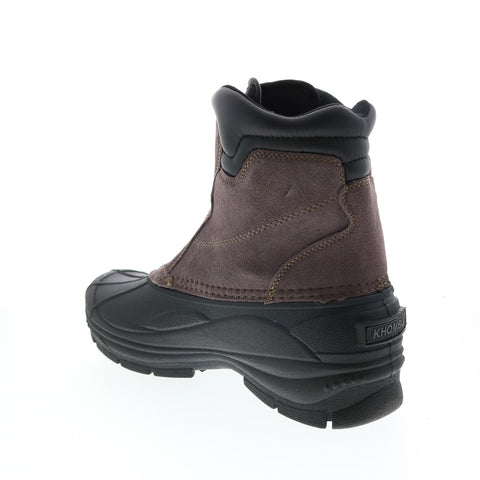 Khombu Paul Pac Boots - Waterproof, Insulated, Zip Front men’s Khombu Mens Paul Cold Weather Boots Black 12 Medium  main image 4