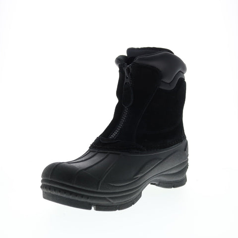 Khombu Paul-k Mens Black Synthetic Zipper Casual Dress Boots