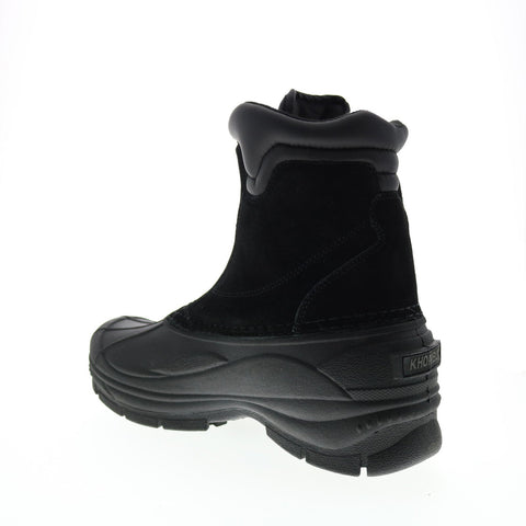 Khombu Paul-k Mens Black Synthetic Zipper Casual Dress Boots