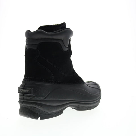 Khombu Paul-k Mens Black Synthetic Zipper Casual Dress Boots