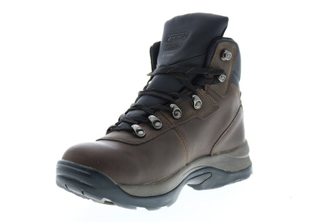 Hi-Tec Peakmid PEAKMID Mens Brown Leather Lace Up Hiking Boots
