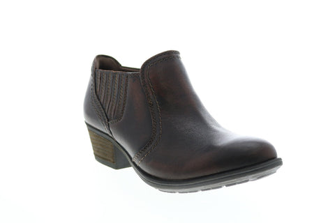 Earth Peak Peru Leather Womens Brown Leather Ankle & Booties Boots