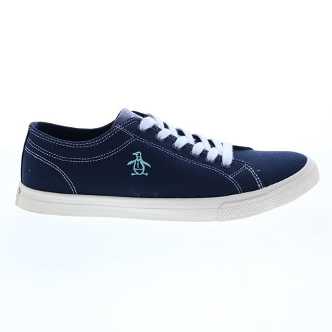 Original Penguin Petey Stripe Lace Mens Blue Lifestyle Sneakers Shoes