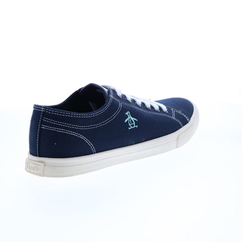 Original Penguin Petey Stripe Lace Mens Blue Lifestyle Sneakers Shoes