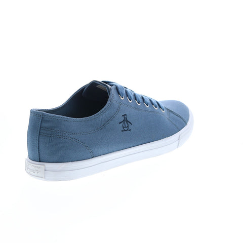 Original Penguin Petey Stripe Lace Up PG00004 Mens Blue Lifestyle Sneakers Shoes