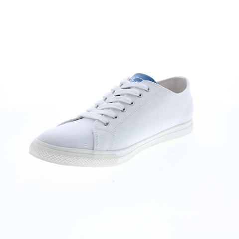Original Penguin Petey Stripe Lace Up Mens White Lifestyle Sneakers Shoes