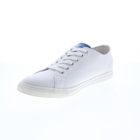 Original Penguin Petey Stripe Lace Up PG00004 Mens White Lifestyle Sneakers Shoes