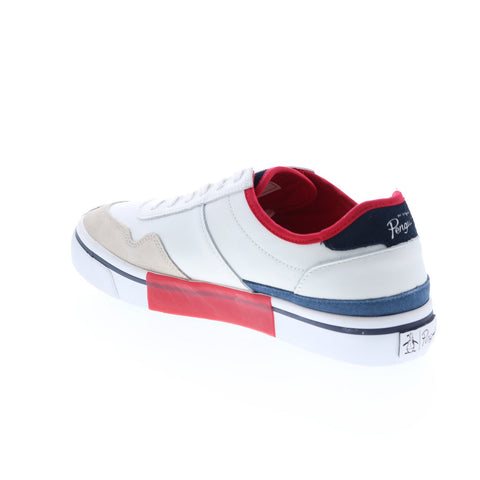 Original Penguin Pederson V2 PG00016 Mens White Lifestyle Sneakers Shoes