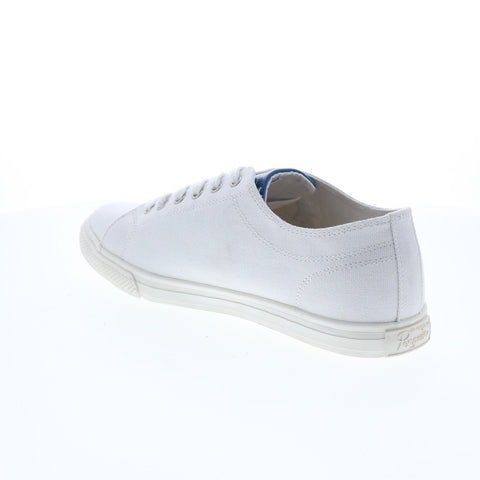 Original Penguin Sam Stripe Lace Up PG00027 Mens White Lifestyle Sneakers Shoes