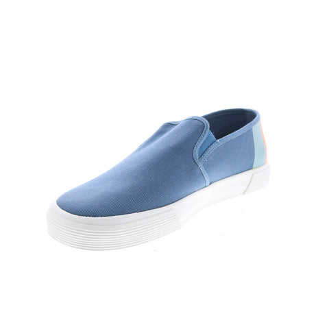 Original Penguin Sam Stripe Slip On PG00028 Mens Blue Lifestyle Sneakers Shoes
