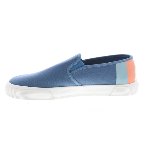 Original Penguin Sam Stripe Slip On PG00028 Mens Blue Lifestyle Sneakers Shoes