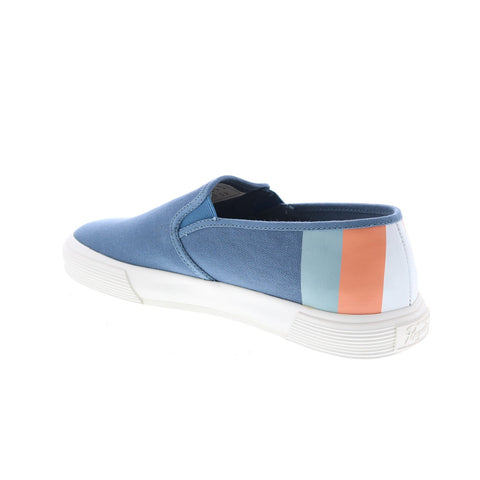 Original Penguin Sam Stripe Slip On PG00028 Mens Blue Lifestyle Sneakers Shoes