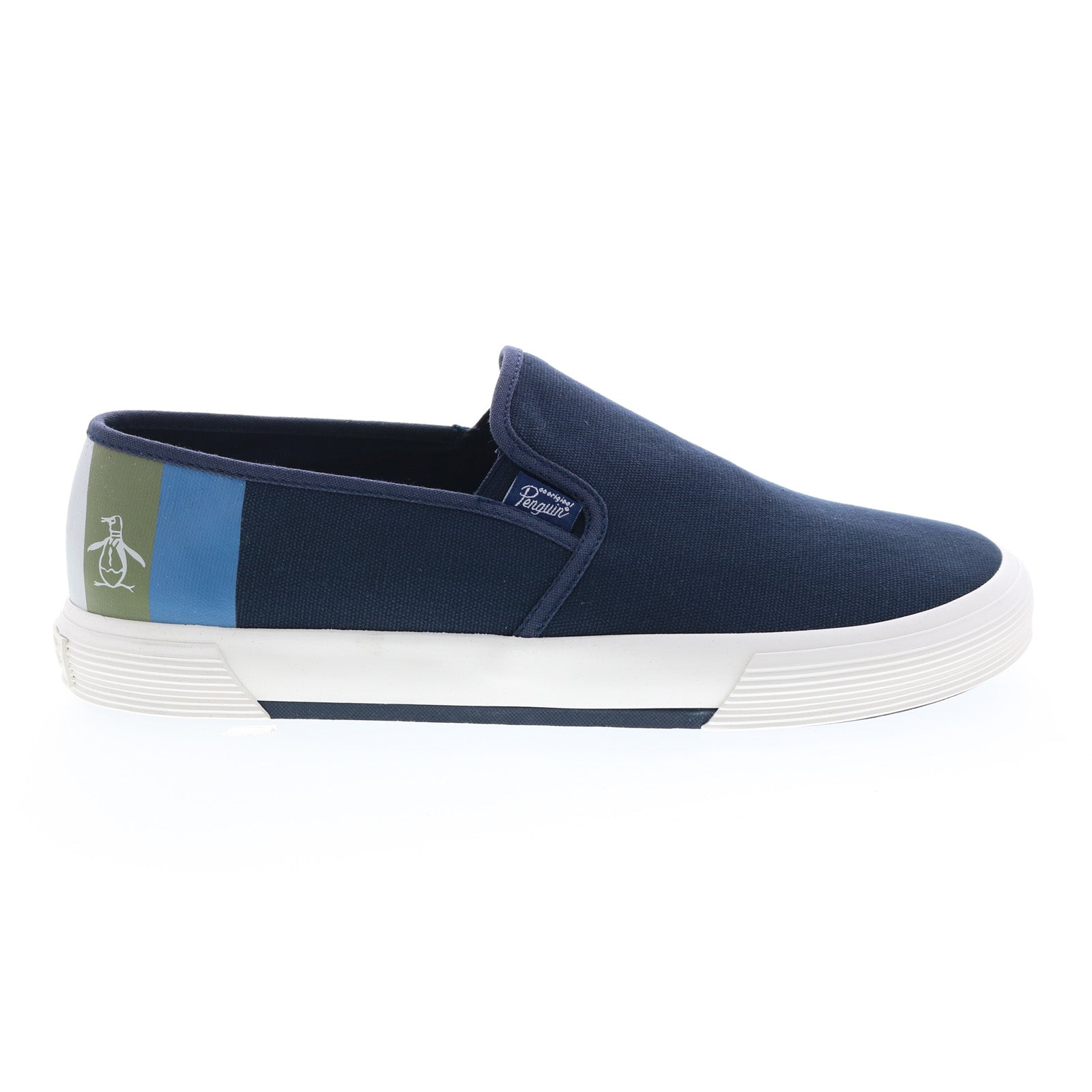 Original Penguin Sam Stripe Slip On PG00028 Mens Blue  display picture 2