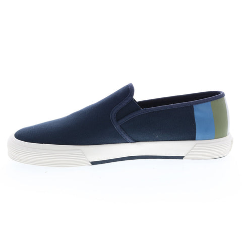 Original Penguin Sam Stripe Slip On Mens Blue Lifestyle Sneakers Shoes