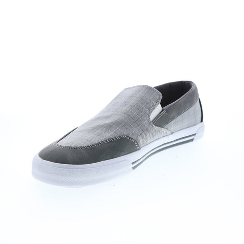 Original Penguin Novo Slip On PG00035 Mens Gray Canvas Lifestyle Sneakers Shoes