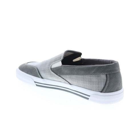 Original Penguin Novo Slip On PG00035 Mens Gray Canvas Lifestyle Sneakers Shoes
