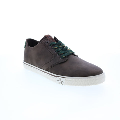 Original Penguin Armstrong Lace Mens Brown Lifestyle Sneakers Shoes