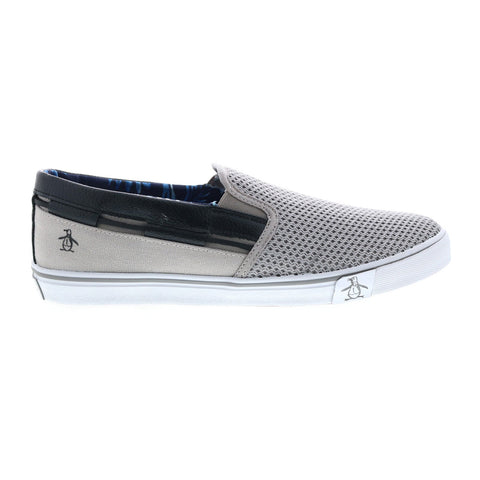 Original Penguin Barrow Slip On PG00040 Mens Gray Lifestyle Sneakers Shoes