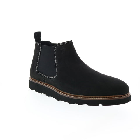 Original Penguin Abbot Wedge Chelsea PG00055 Mens Black Nubuck Boots