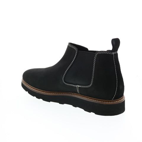 Original Penguin Abbot Wedge Chelsea PG00055 Mens Black Nubuck Boots