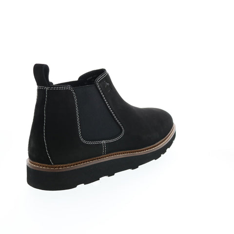 Original Penguin Abbot Wedge Chelsea PG00055 Mens Black Nubuck Boots