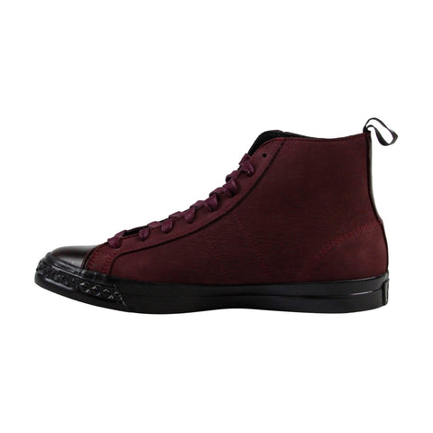 PF Flyers Rambler Hi Mens Burgundy Leather High Top Lace Up Sneakers Shoes