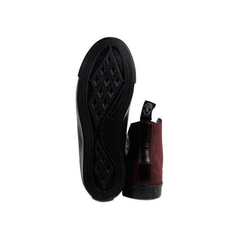 PF Flyers Rambler Hi Mens Burgundy Leather High Top Lace Up Sneakers Shoes