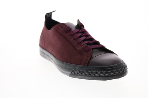 PF Flyers Rambler Lo Mens Burgundy Synthetic Lace Up Lifestyle Sneakers Shoes