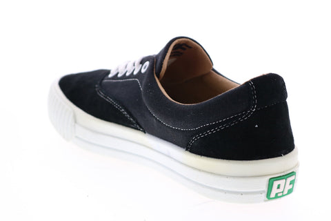 PF Flyers PM18WJ1A Mens Black Suede Lifestyle Sneakers Shoes