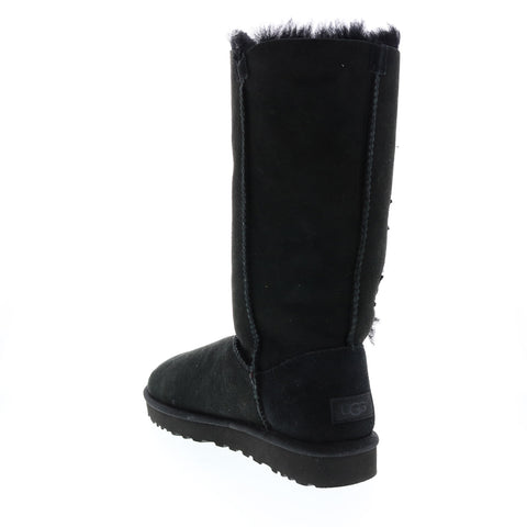 Ugg Triplett 2.0 1016227-BLK Womens Black Suede Slip On Casual Dress Boots