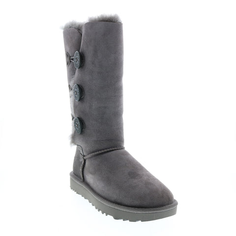 Ugg Triplett 2.0 1016227-GREY Womens Gray Suede Slip On Casual Dress Boots