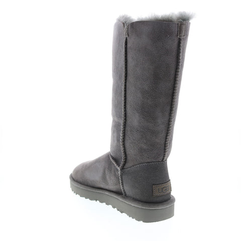 Ugg Triplett 2.0 1016227-GREY Womens Gray Suede Slip On Casual Dress Boots
