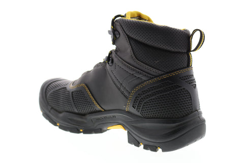 Keen Logandale 1017828 Mens Black Leather Lace Up Work Boots