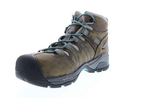 Keen Detroit XT 1020090 Womens Green Leather Work & Safety Boots