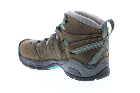 Keen Detroit XT 1020090 Womens Green Leather Work & Safety Boots