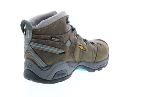 Keen Detroit XT 1020090 Womens Green Leather Work & Safety Boots