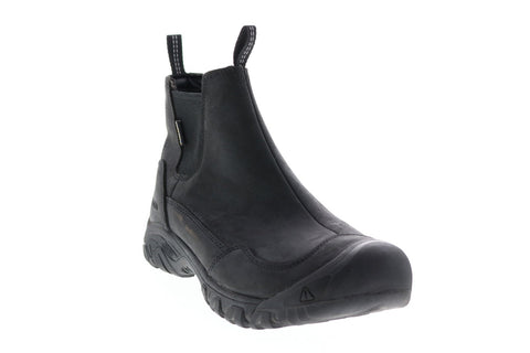 Keen Hoodoo III Chelsea 1021872 Womens Black Nubuck Slip On Work Boots