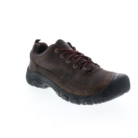 Keen Targhee III Oxford 1023288 Mens Brown Leather Lace Up Plain Toe Shoes
