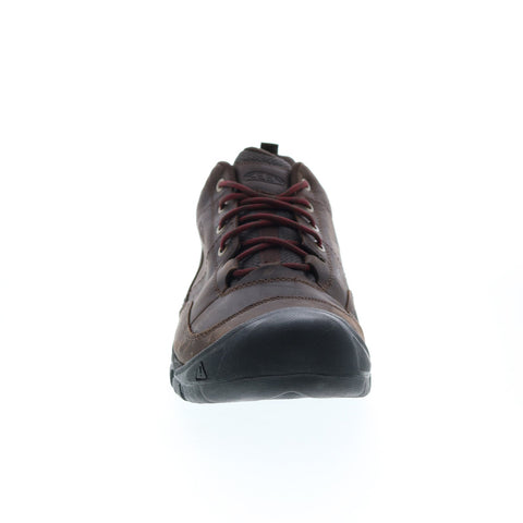 Keen Targhee III Oxford 1023288 Mens Brown Leather Lace Up Plain Toe Shoes