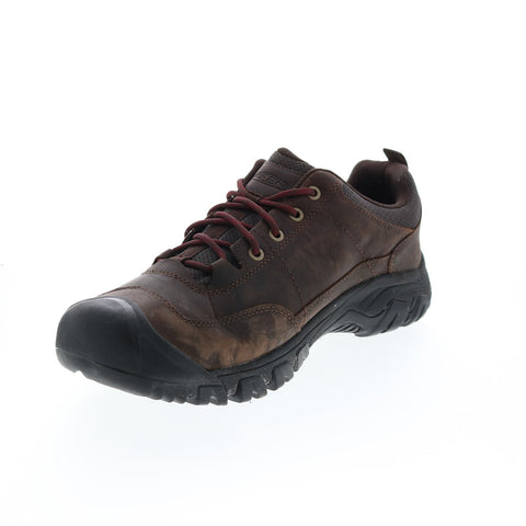 Keen Targhee III Oxford 1023288 Mens Brown Leather Lace Up Plain Toe Shoes