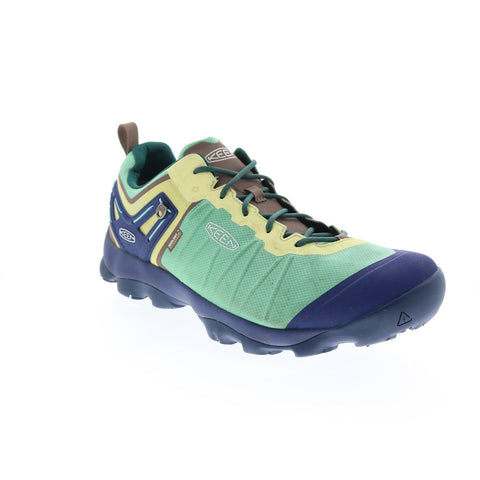 Keen Venture Waterproof 1024649 Mens Blue Synthetic Lace Up Athletic Hiking Shoes