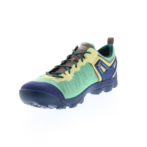 Keen Venture Waterproof 1024649 Mens Blue Synthetic Lace Up Athletic Hiking Shoes