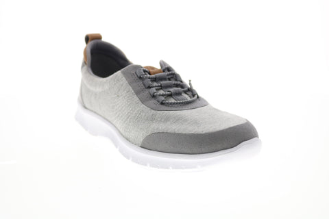 Clarks Step Allena Bay 26134181 Womens Gray Canvas Lifestyle Sneakers Shoes