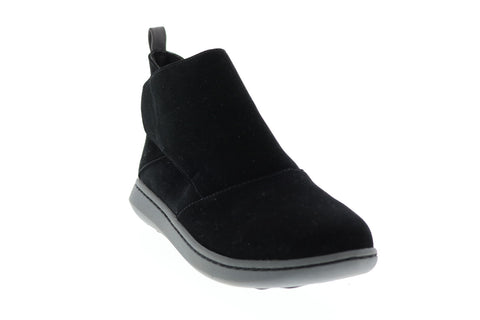 Clarks Step Move Up 26138737 Womens Black Wide Leather Lifestyle Sneakers Shoes