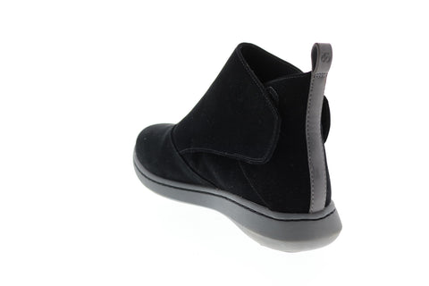 Clarks Step Move Up 26138737 Womens Black Wide Leather Lifestyle Sneakers Shoes