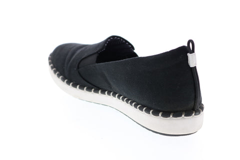 Clarks Step Glow Slip 26142255 Womens Black Canvas Slip On Lifestyle Sneakers Shoes